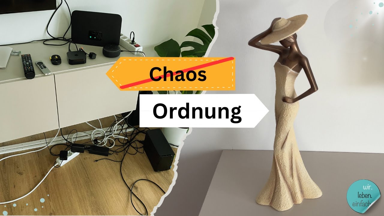 Dinge die Ordnung reinbringen I Fortschritte in der Wohnung
