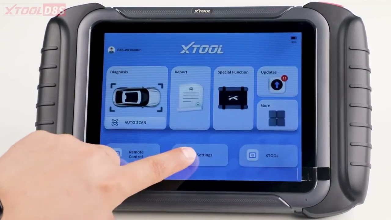 XTOOL D8S Automotive Diagnostic Tool Online ECU Coding VAG Guided