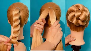 SIMPLE PERFECT BUN EVER FOR/ Идеальный Высокий Пучок на каждый день.