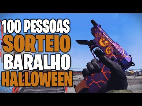 100 PESSOAS = SORTEIO DE BARALHO HALLOWEEN !meta - 100 PESSOAS = SORTEIO DE BARALHO HALLOWEEN !meta