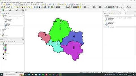 Introduction to QGIS interface, Vector and Raster data addition, Symbology, Projections, Export