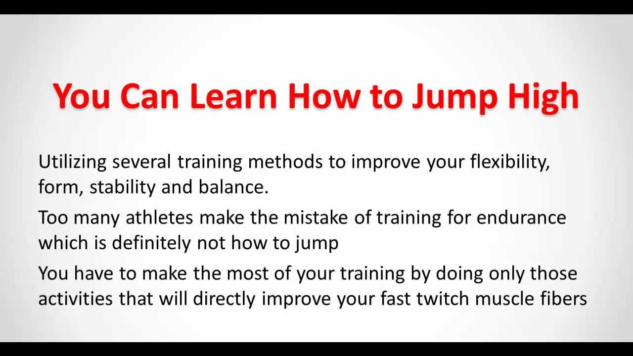 How to Jump High Jumping Exercises That Work YouTube