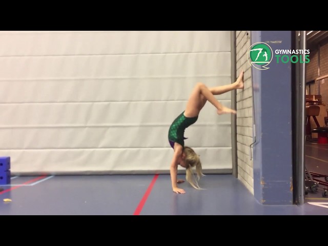 Back Walkover Drills and Exercises Uneven Bars Gymnastics