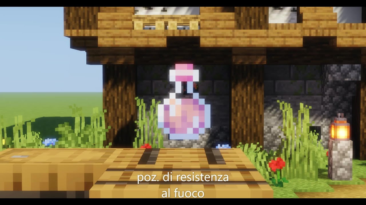 Minecraft - Come fare la pozione di resistenza al fuoco - YouTube