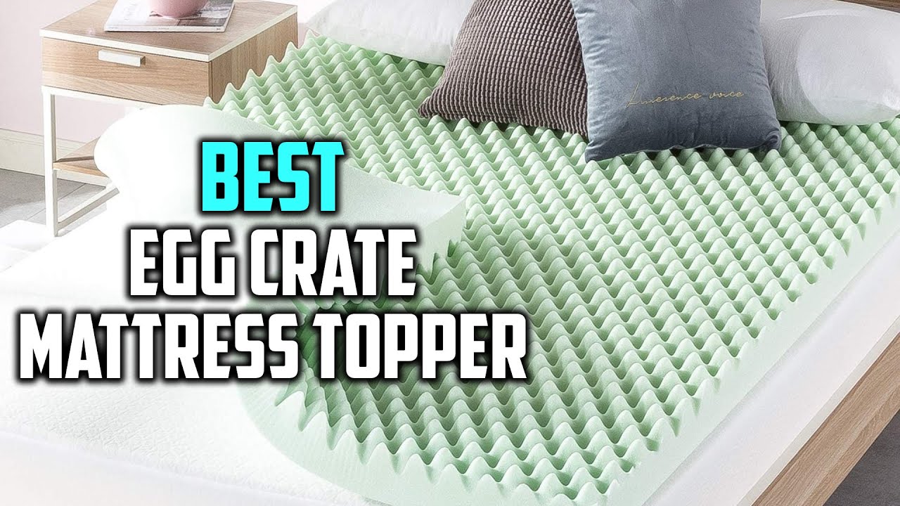 Top 5 Best Egg Crate Mattress Topper for Back Pain/Bed Sores/Hip Pain &  Elderly [Review 2023] 