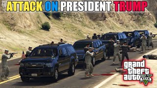 GTA 5 | Attack on President Trump | Security in Action | Game Lovers