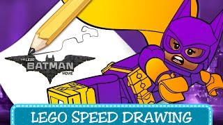 How to draw Batgirl - Come disegnare Batgirl (LEGO DC Comics Speed Drawing)