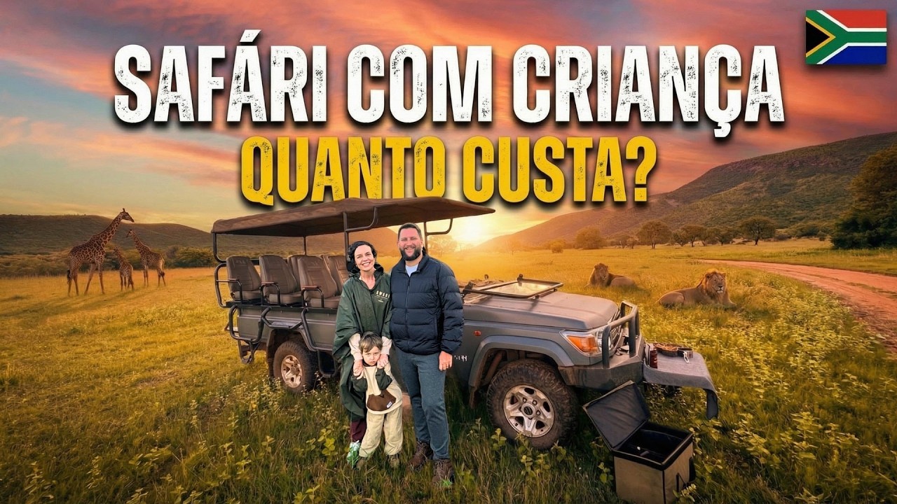 SAFÁRI com CRIANÇA PEQUENA na África do Sul - LETAMO Qwabi Private Game Reserve