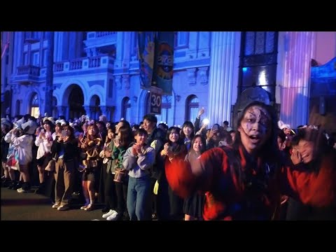 2023 10 21 USJ チェーンソーゾンビ ハリドリ前 ゾンビ·デ·ダンス