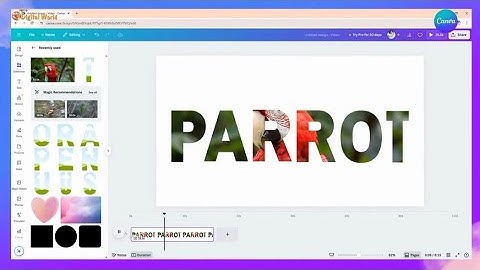 3d Text in Canva | 3D Text Effect in Canva | 3D text Effect