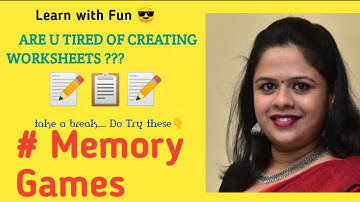 Best Memory Games | 3-6 yrs | DIY games | MEMORY SKILLS