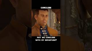 conclude — Dragon age : Inquisition dialogue scene