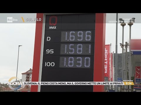 Video Carburante tra Italia e Slovenia: risparmio e preoccupazioni - Agorà 31/03/2026