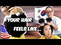 Korean Husband Tries To Style My Natural Hair