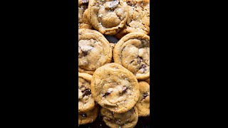 Brown Butter Chocolate Chip Cookies #shorts