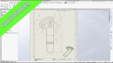 Spannhebel - SolidWorks 2018/19 Training - Drafting