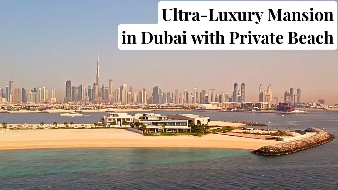 Невероятный ультра-роскошный особняк на острове Джумейра-Бей в Дубае с собственным пляжем — высша...