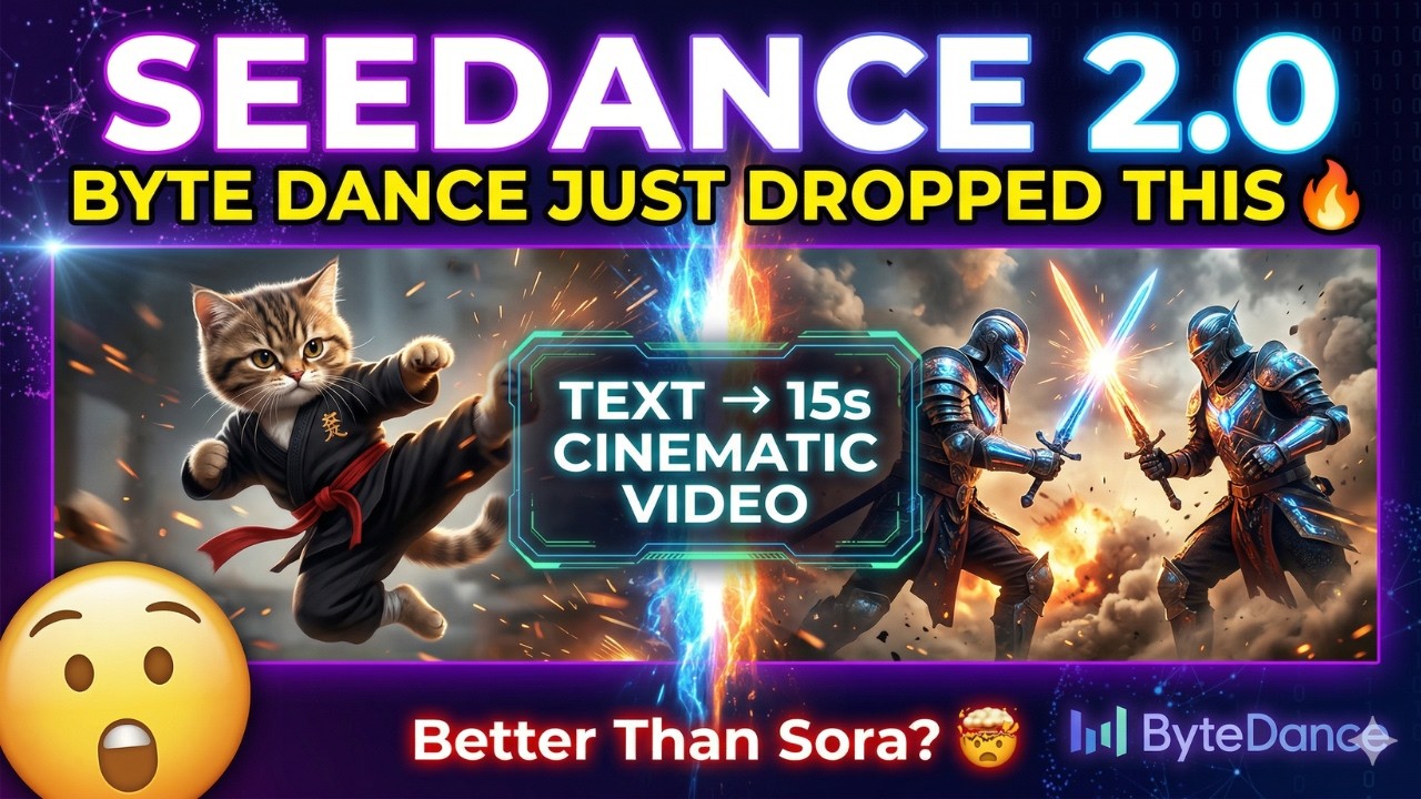 Seedance 2.0 AI Just Changed Video Creation Forever ? (ByteDance New AI)