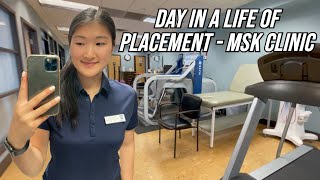 DAY IN MY LIFE AS A PHYSIOTHERAPY INTERN | placement 1 - outpatient MSK clinic