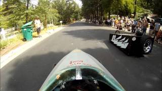 Nevada City Soapbox Derby 2011 Torpedo of Truth Heat 1 GoPro cockpit cam