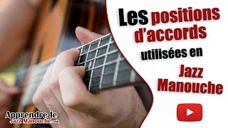 Les positions d'accords utilisées en Jazz Manouche - Apprendre le Jazz Manouche chords