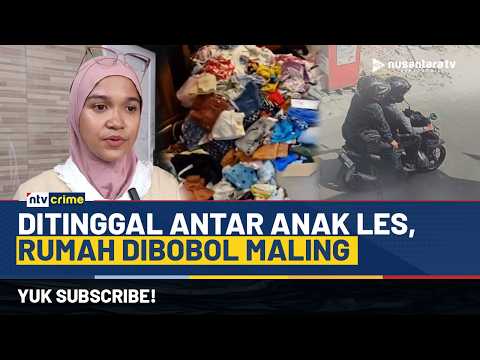 Heboh! Rumah Dibobol Maling di Depok, Emas &amp; BPKB Mobil Raib Digasak | NTV CRIME