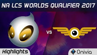 DIG vs  FLY Highlights Game 2 NA LCS Worlds Qualifier 2017 Team Dignitas vs FlyQuest by Onivia