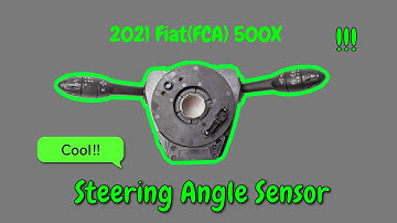 How to Use Steering Angle Sensor Calibration Function on SDS | 2021 Fiat(FCA) 500X