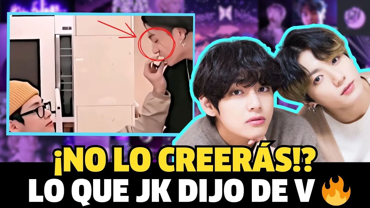 Sin filtros 😳 Jungkook lo dice Taehyung no lo niega Taekook sacude a ARMY