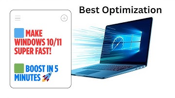 How to Speed Up & Boost Windows 10/11 Performance in 5 Minutes (2025) | Super Fast Optimization
