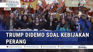 Massive Demonstrations In The Us Protest Trumps War Policies