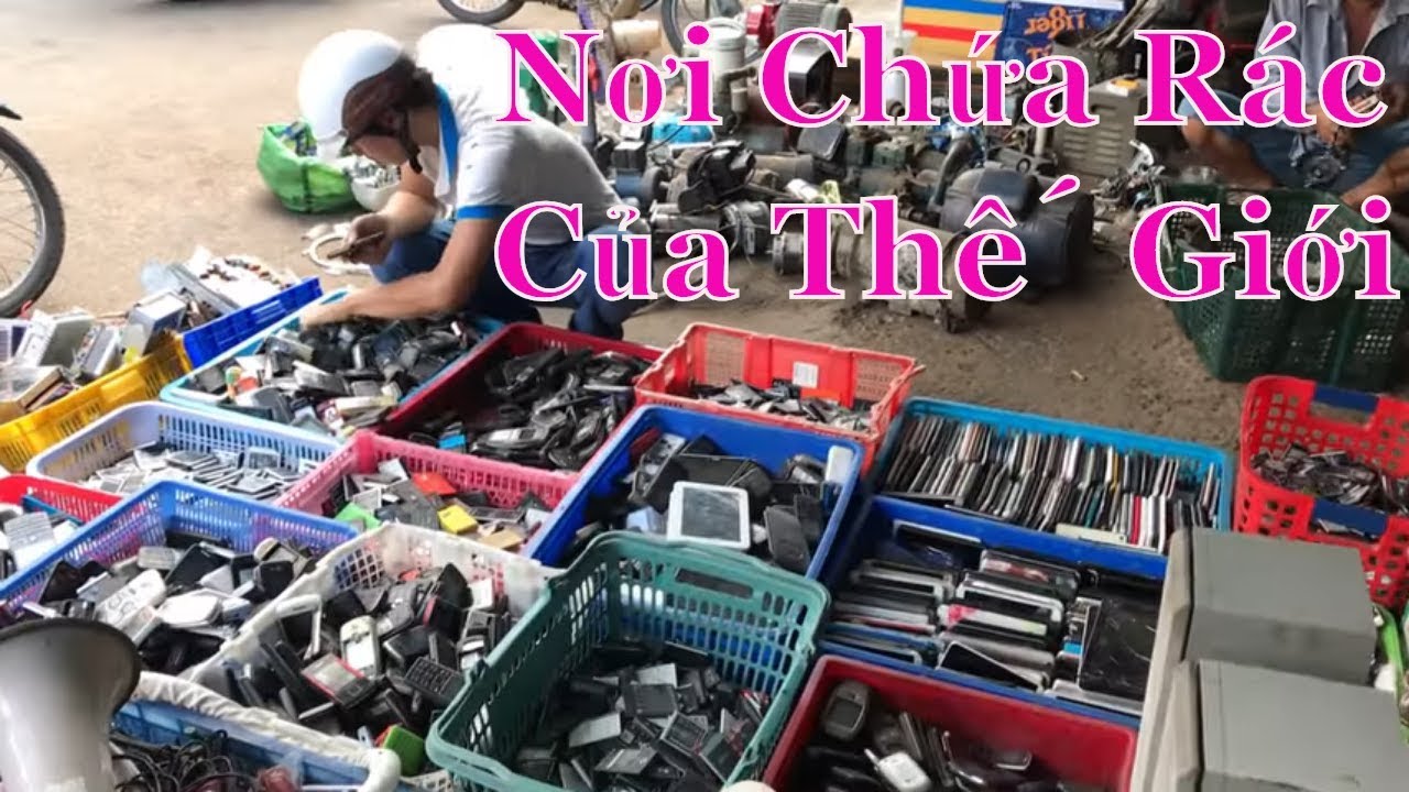 Chợ ve chai nhật tảo, chợ xác điện thoại lớn nhất miền nam