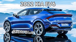 2022 Kia EV6 in Yacht Blue