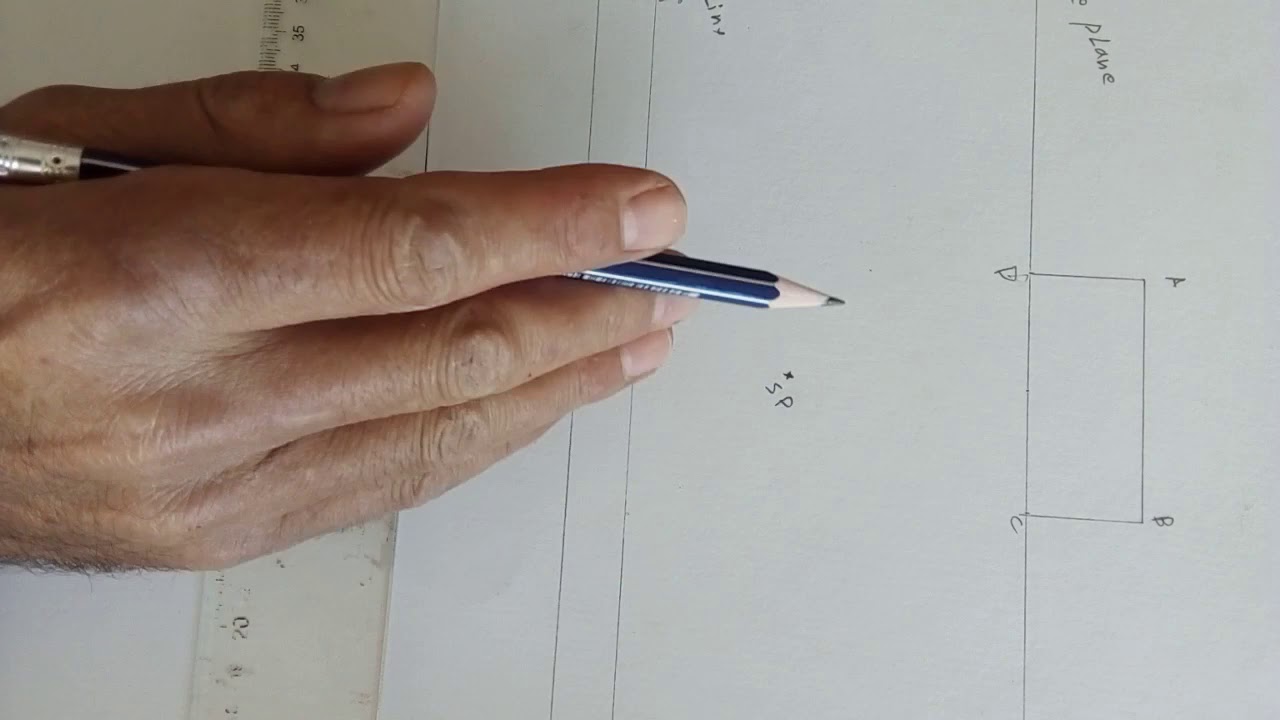 شرح رسم المنظور بنقطة تلاشي واحدة