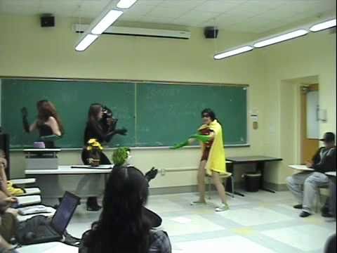 Batman Class Prank Halloween 2010 part 1 - YouTube