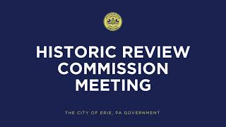 Historic Review Commission Meeting - April 6, 2026
