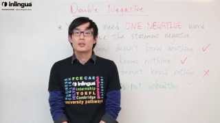 Double Negative - English Lessons with inlingua Vancouver
