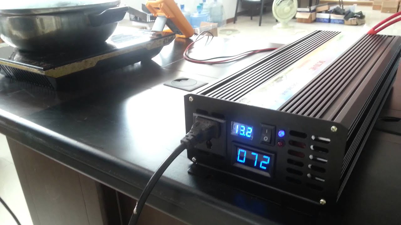 2500W PURE SINE INVERTER RUNNING MICROWAVE OVEN YouTube