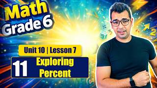 Exploring Percent | Math Grade 6 - Unit 10 Lesson 7 | شرح وحل المعاصر ماث سادسة ابتدائي لغات 2026
