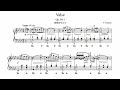 ショパン ワルツ第9番「別れのワルツ」  楽譜　ピアノ クラシック　Chopin Waltz in A-flat major, Op. 69 No. 1 "L'adieu"  piano score