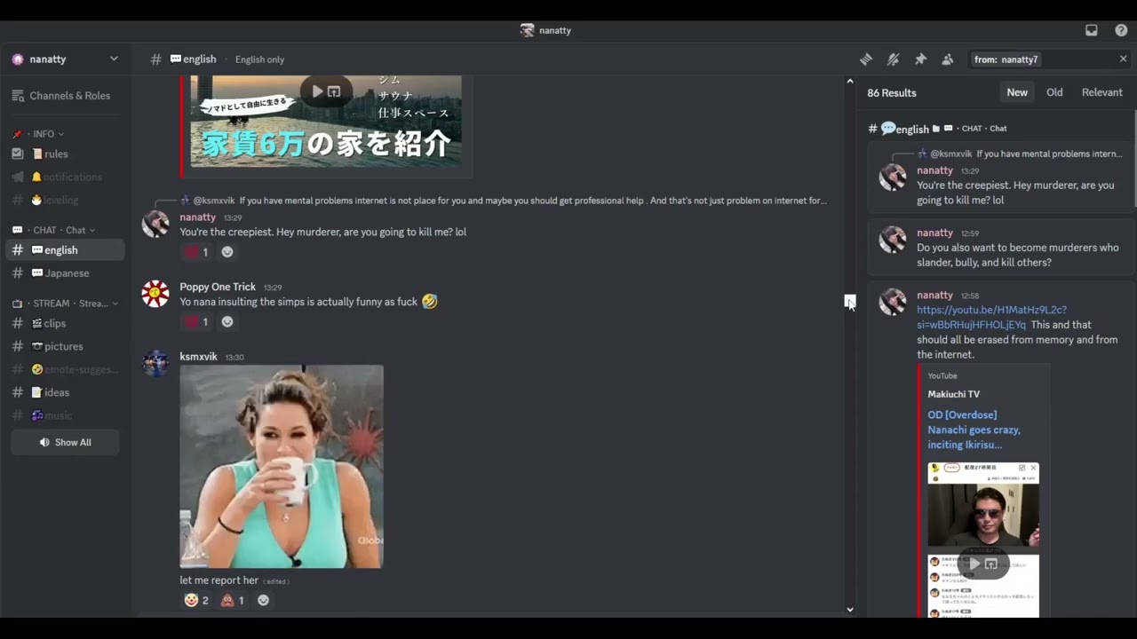 Kick streamer Nanatty accuses Whowatch.tv and Kick.com of "using people and causing deaths"