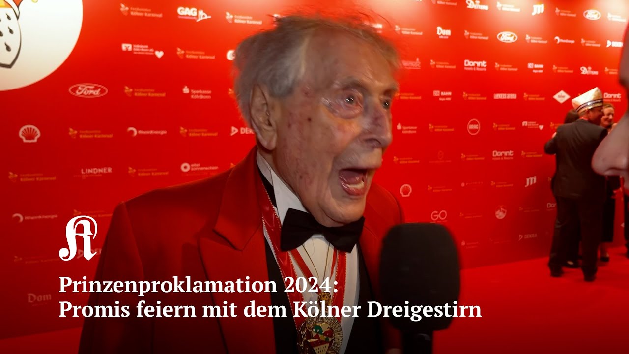 Prinzenproklamation 2024: Promis feiern mit dem Kölner Dreigestirn
