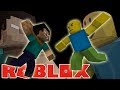 Monster School VS ROBLOX part 2 Minecraft Animation