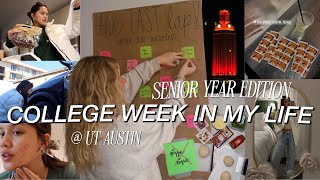 COLLEGE WEEK IN MY LIFE: the last first day of school ever 🥹🥹🥹 @ the university of texas!!