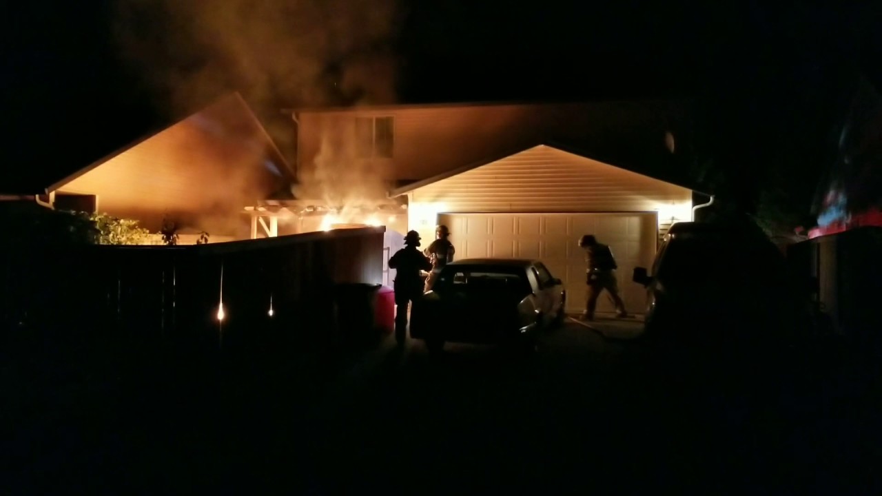 Battle ground Washington house fire 8/6/2017 YouTube
