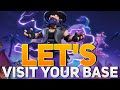 Clan War Live Attacks || Base visit #coc