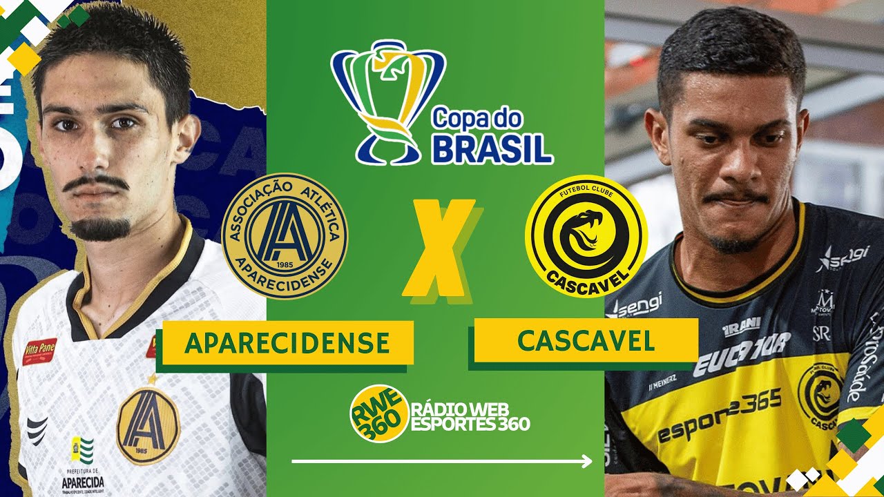 APARECIDENSE X CASCAVEL | COPA DO BRASIL - NARRAÇÃO AO VIVO - YouTube