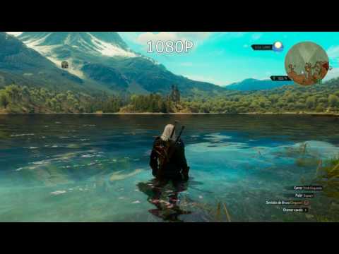 AMD Virtual Super Resolution (VSR) 1080P vs 4K Test | The Witcher 3