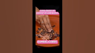 CARA UNIK MEMBUAT SAMBAL ENAK #strrefoods #shortvideo #food #shorts #short #viralvideo #video