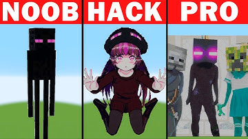 NOOB VS PRO VS HACKER Minecraft Pixel art✨Enderman